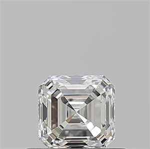 Foto Diamante Natural 0.51 quilates, Asscher , Color H, claridad SI1 y certificado GIA de