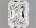 Natural Diamond 0.90 Carats, Radiant with  Cut, E Color, SI2 Clarity and Certified by GIA