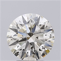 Diamante Natural 3.01 quilates, Redondo , Color J, claridad SI2 y certificado IGI