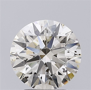 Foto Diamante Natural 3.01 quilates, Redondo , Color J, claridad SI2 y certificado IGI de