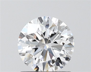 Picture of Lab Grown Diamond 1.03 Carats, Round with Ideal Cut, D Color, VVS1 Clarity and Certified by IGI