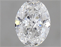 Natural Diamond 0.50 Carats, Oval with  Cut, E Color, IF Clarity and Certified by GIA