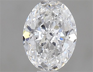 Picture of Natural Diamond 0.50 Carats, Oval with  Cut, E Color, IF Clarity and Certified by GIA