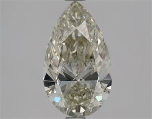 Picture of Natural Diamond 1.51 Carats, Pear with  Cut, L Color, VS2 Clarity and Certified by GIA
