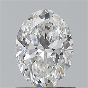 Foto Diamante Natural 0.70 quilates, Ovalado , Color E, claridad VVS2 y certificado GIA de