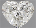 Natural Diamond 0.50 Carats, Heart with  Cut, I Color, IF Clarity and Certified by IGI