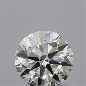 Picture of Natural Diamond 0.52 Carats, Round with Excellent Cut, H Color, VVS2 Clarity and Certified by IGI