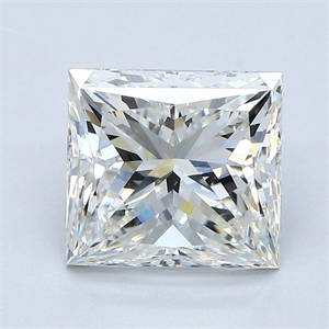 Picture of Natural Diamond 3.03 Carats, Princess with  Cut, I Color, VS2 Clarity and Certified by GIA