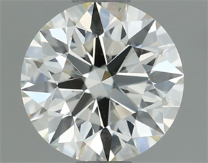 Picture of Natural Diamond 0.70 Carats, Round with Excellent Cut, J Color, VVS2 Clarity and Certified by IGI