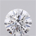 Lab Grown Diamond 1.14 Carats, Round with Ideal Cut, D Color, VVS2 Clarity and Certified by IGI