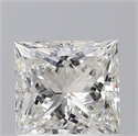 Natural Diamond 0.71 Carats, Princess with  Cut, G Color, VS1 Clarity and Certified by GIA