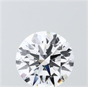 Del inventario de diamantes de laboratorio, 1.55 quilates, Redondo , Color D, claridad VVS2 y certificado IGI