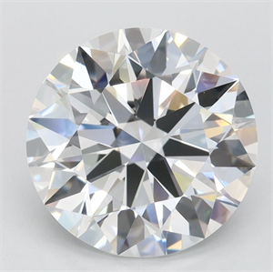 Picture of Lab Grown Diamond 2.87 Carats, Round with Ideal Cut, D Color, VVS1 Clarity and Certified by IGI