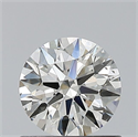 Diamante Natural 0.72 quilates, Redondo , Color J, claridad SI1 y certificado GIA