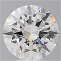 Lab Grown Diamond 5.94 Carats, Round with Excellent Cut, E Color, VVS2 Clarity and Certified by IGI