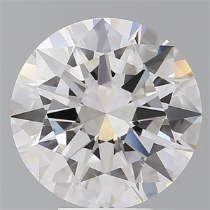Picture of Lab Grown Diamond 5.94 Carats, Round with Excellent Cut, E Color, VVS2 Clarity and Certified by IGI