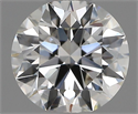 Natural Diamond 0.80 Carats, Round with Excellent Cut, G Color, VVS1 Clarity and Certified by HRD