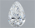 Natural Diamond 0.50 Carats, Pear with  Cut, E Color, VVS2 Clarity and Certified by GIA