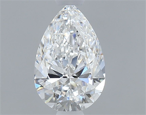 Picture of Natural Diamond 0.50 Carats, Pear with  Cut, E Color, VVS2 Clarity and Certified by GIA