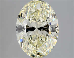 Foto Diamante Natural 2.01 quilates, Ovalado , Color L, claridad SI1 y certificado HRD de