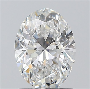 Picture of Natural Diamond 1.00 Carats, Oval with  Cut, E Color, VS1 Clarity and Certified by GIA