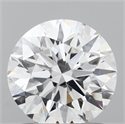 Lab Grown Diamond 1.20 Carats, Round with Excellent Cut, D Color, VVS2 Clarity and Certified by IGI