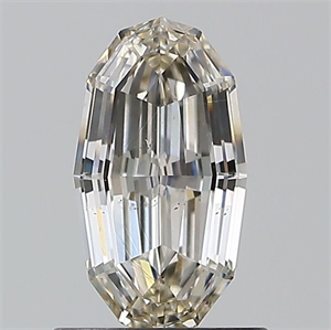 Foto Diamante Natural 1.01 quilates, Ovalado , Color L, claridad SI1 y certificado GIA de