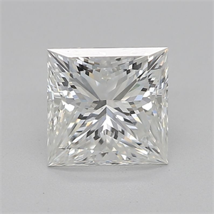 Picture of Natural Diamond 0.81 Carats, Princess with  Cut, I Color, VS2 Clarity and Certified by GIA