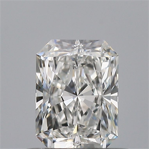 Picture of Natural Diamond 0.55 Carats, Radiant with  Cut, F Color, IF Clarity and Certified by GIA
