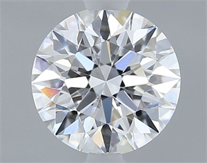 Picture of Natural Diamond 0.45 Carats, Round with Excellent Cut, D Color, VS1 Clarity and Certified by GIA