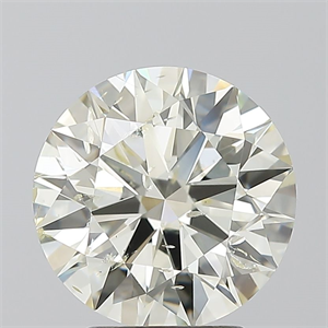 Foto Diamante Natural 3.01 quilates, Redondo , Color K, claridad SI2 y certificado IGI de