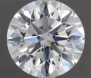 Picture of Natural Diamond 1.04 Carats, Round with Excellent Cut, I Color, VS2 Clarity and Certified by GIA