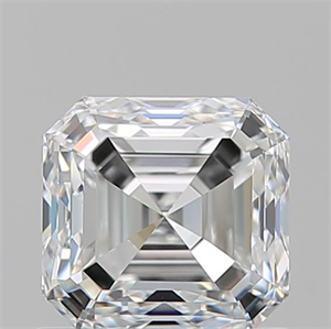 Picture of Natural Diamond 1.01 Carats, Asscher with  Cut, G Color, VVS1 Clarity and Certified by GIA