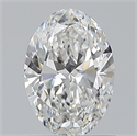 Natural Diamond 0.70 Carats, Oval with  Cut, E Color, VVS1 Clarity and Certified by GIA
