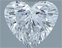 Natural Diamond 0.33 Carats, Heart with  Cut, D Color, VS2 Clarity and Certified by GIA