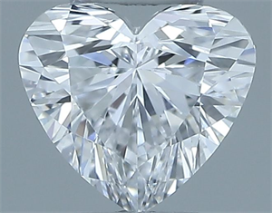Foto Diamante Natural 0.33 quilates, Corazón , Color D, claridad VS2 y certificado GIA de