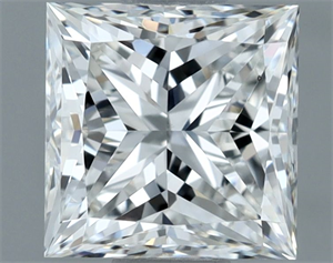 Picture of Natural Diamond 1.20 Carats, Princess with  Cut, G Color, VS2 Clarity and Certified by GIA