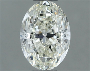 Picture of Natural Diamond 0.92 Carats, Oval with  Cut, I Color, VVS1 Clarity and Certified by IGI
