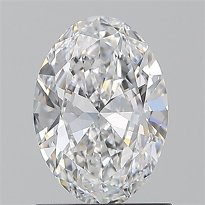 Picture of Natural Diamond 1.00 Carats, Oval with  Cut, D Color, VVS1 Clarity and Certified by GIA