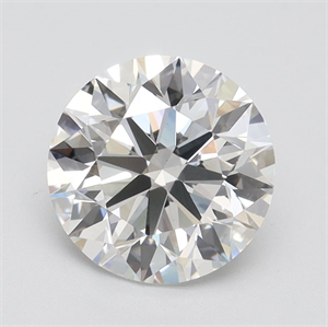 Picture of Lab Grown Diamond 2.32 Carats, Round with Excellent Cut, F Color, VS2 Clarity and Certified by IGI