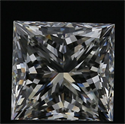 Natural Diamond 1.00 Carats, Princess with  Cut, J Color, VVS2 Clarity and Certified by GIA