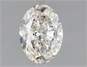 Natural Diamond 1.20 Carats, Oval with  Cut, I Color, VS2 Clarity and Certified by GIA