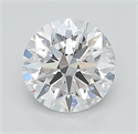 Lab Grown Diamond 0.95 Carats, Round with Excellent Cut, D Color, VVS1 Clarity and Certified by IGI