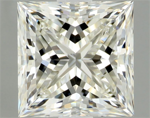 Picture of Natural Diamond 1.02 Carats, Princess with  Cut, K Color, VVS2 Clarity and Certified by GIA