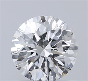 Picture of Natural Diamond 0.53 Carats, Round with Excellent Cut, H Color, VS2 Clarity and Certified by GIA