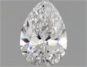 Natural Diamond 0.43 Carats, Pear with  Cut, D Color, VVS1 Clarity and Certified by GIA