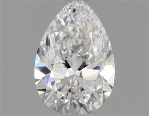 Picture of Natural Diamond 0.43 Carats, Pear with  Cut, D Color, VVS1 Clarity and Certified by GIA