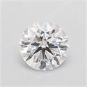 Lab Grown Diamond 1.06 Carats, Round with Ideal Cut, D Color, VS1 Clarity and Certified by IGI