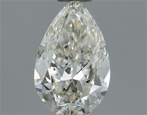 Picture of Natural Diamond 0.50 Carats, Pear with  Cut, I Color, VS1 Clarity and Certified by IGI