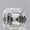 Natural Diamond 0.90 Carats, Asscher with  Cut, G Color, VS2 Clarity and Certified by GIA